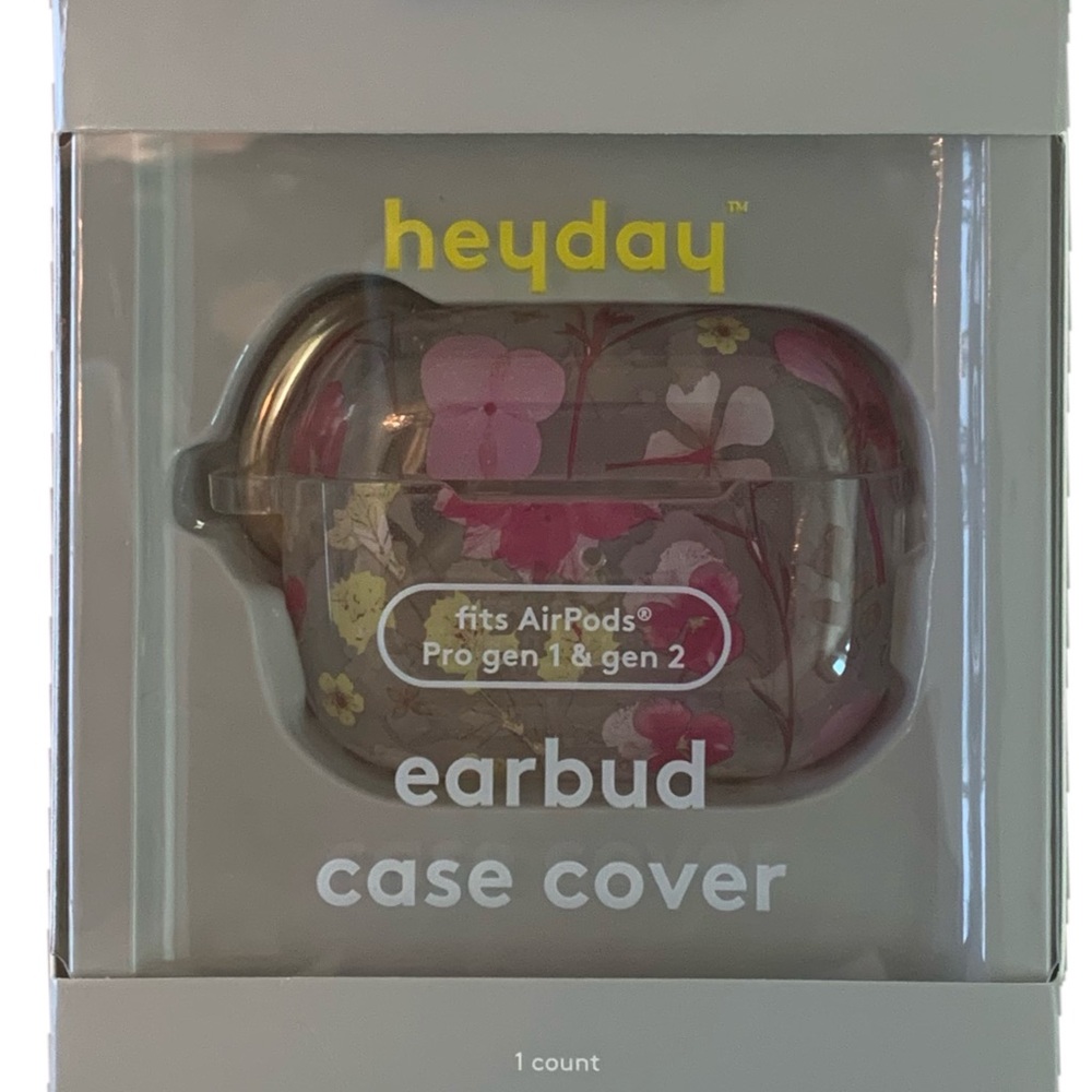 heyday Floral Earbud Case Cover